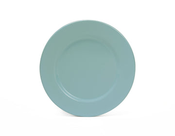 Plato trinche 20 cm de peltre menta sin bordes