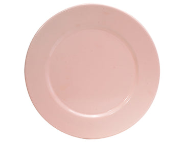 Plato trinche 27 cm de peltre rosa sin bordes