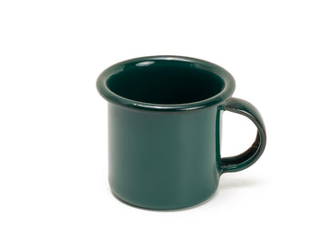 Taza para expreso verde de peltre